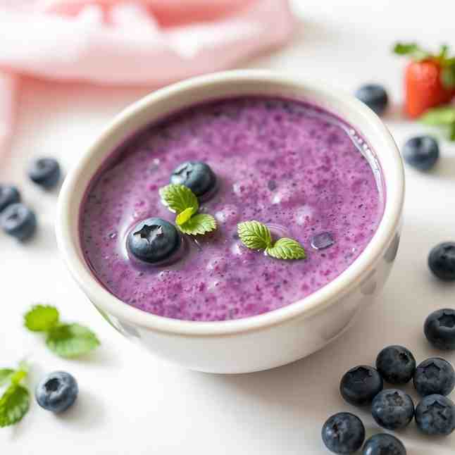 Arctic - Easy Chilled Blueberry Soup for Sweet